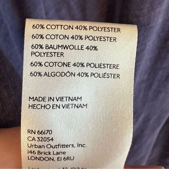 We The Free Aria Trapeze Long-Sleeve Purple Oversized Long Sleeve Top Size Small - Picture 10 of 10